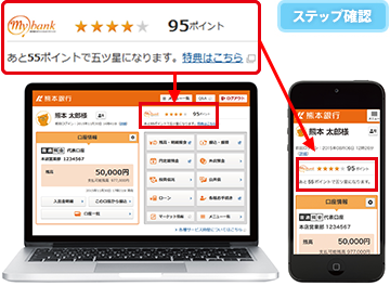 ステップ確認