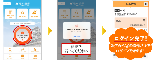 かんたんログイン設定方法3