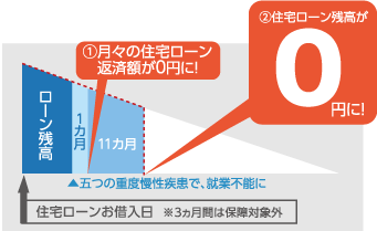 五つの重度慢性疾患説明イメージ