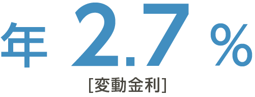 年2.7%