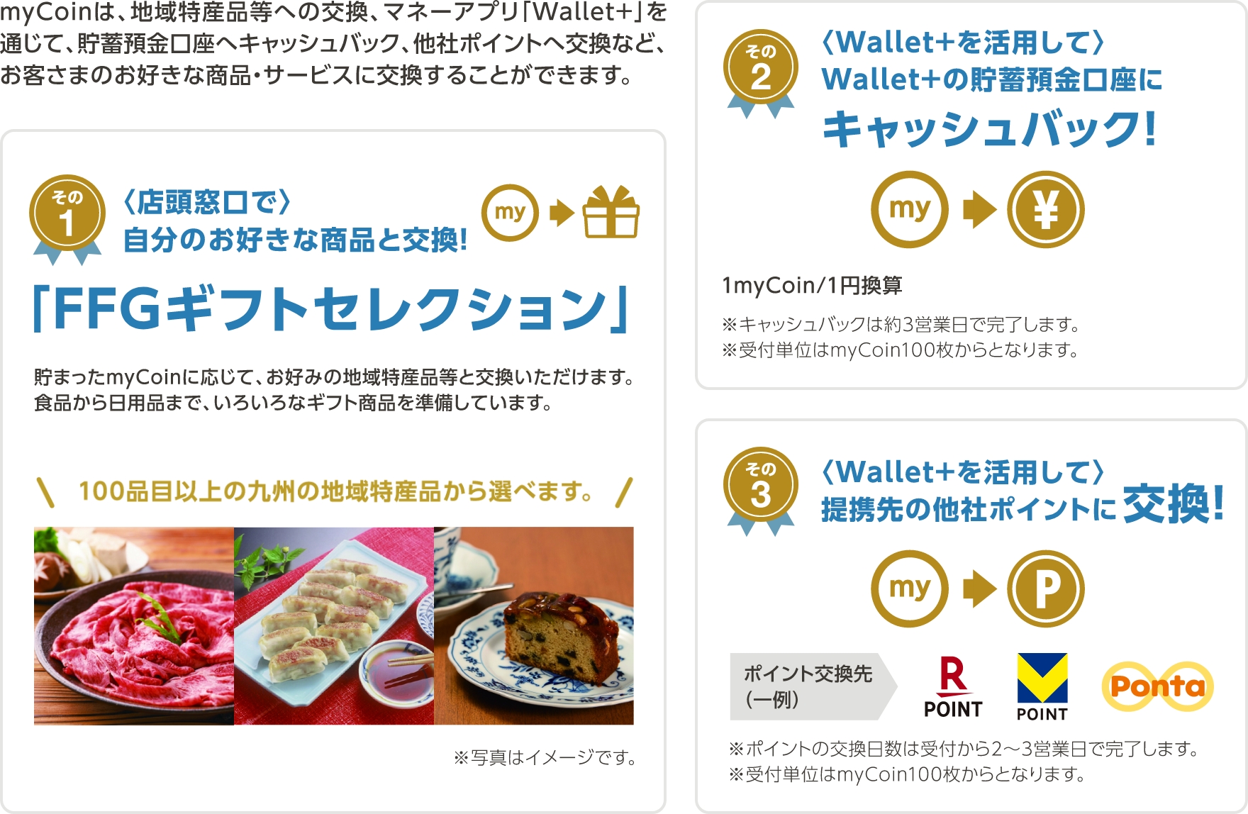 myCoinの使い道