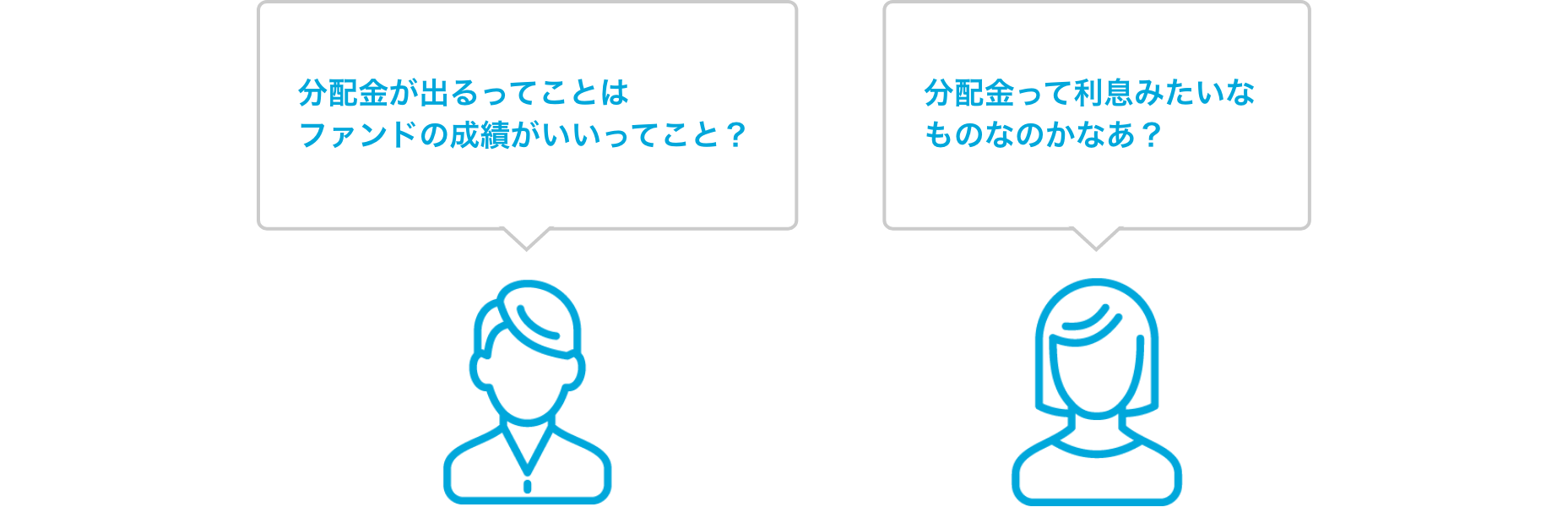 「分配金が出てるってことはファンドの成績がいいってこと？」「分配金って利息みたいなものなのかなあ？」