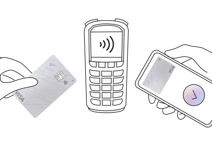 タッチ決済のイメージ